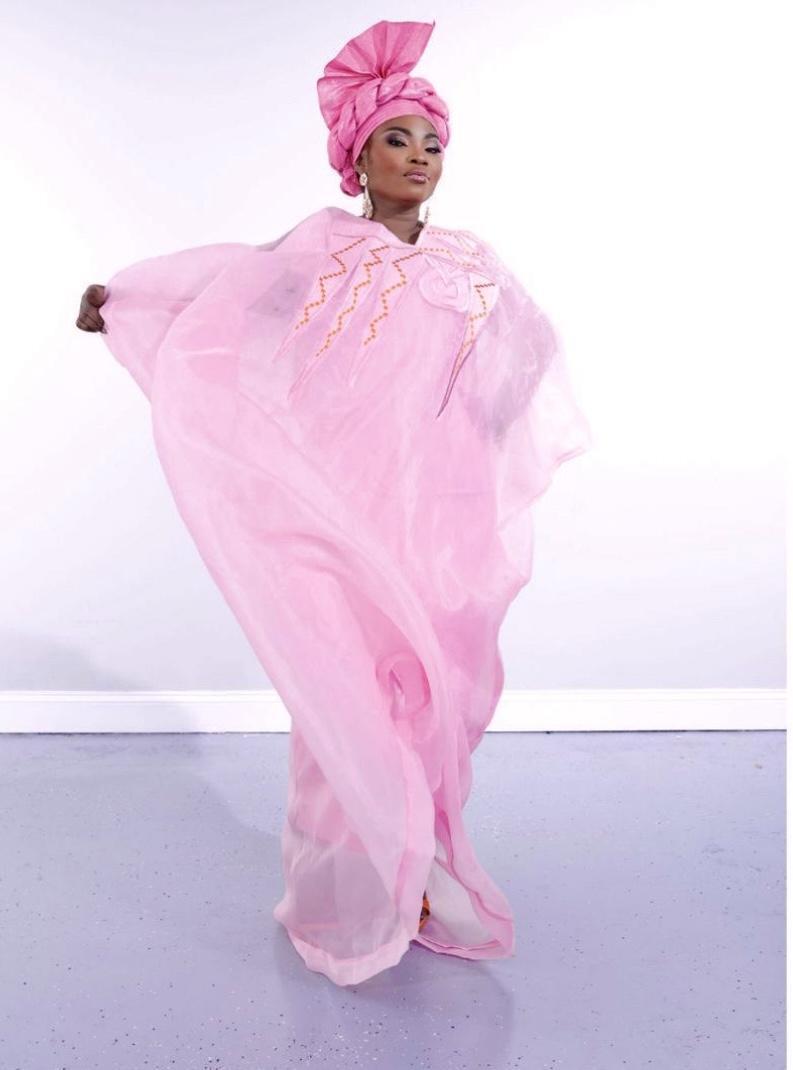 Eewà Luxury Agbada Pink