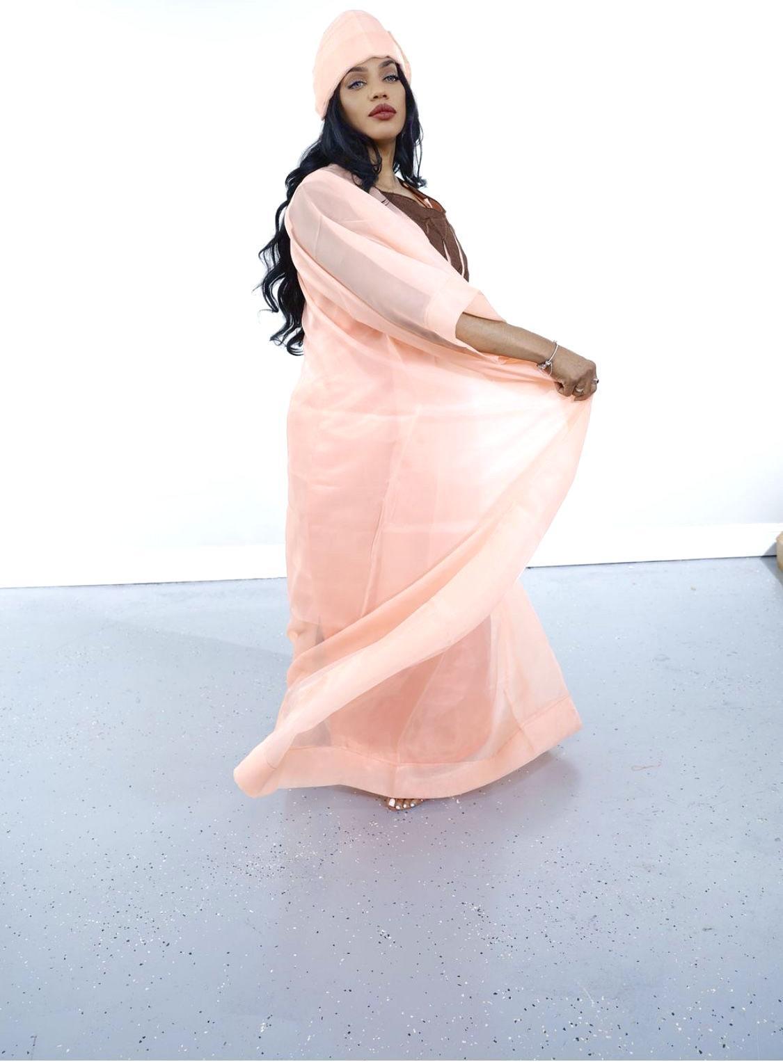 Eewà Luxury Agbada Peach