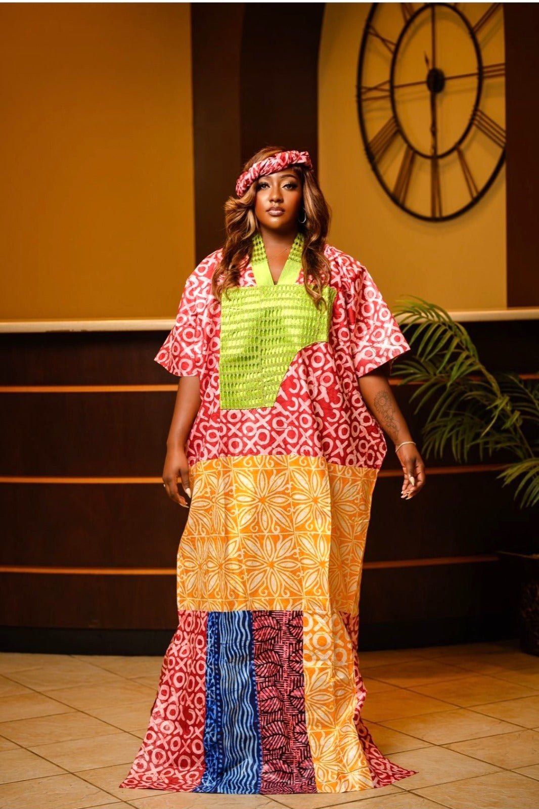 Oma Adire Kaftan