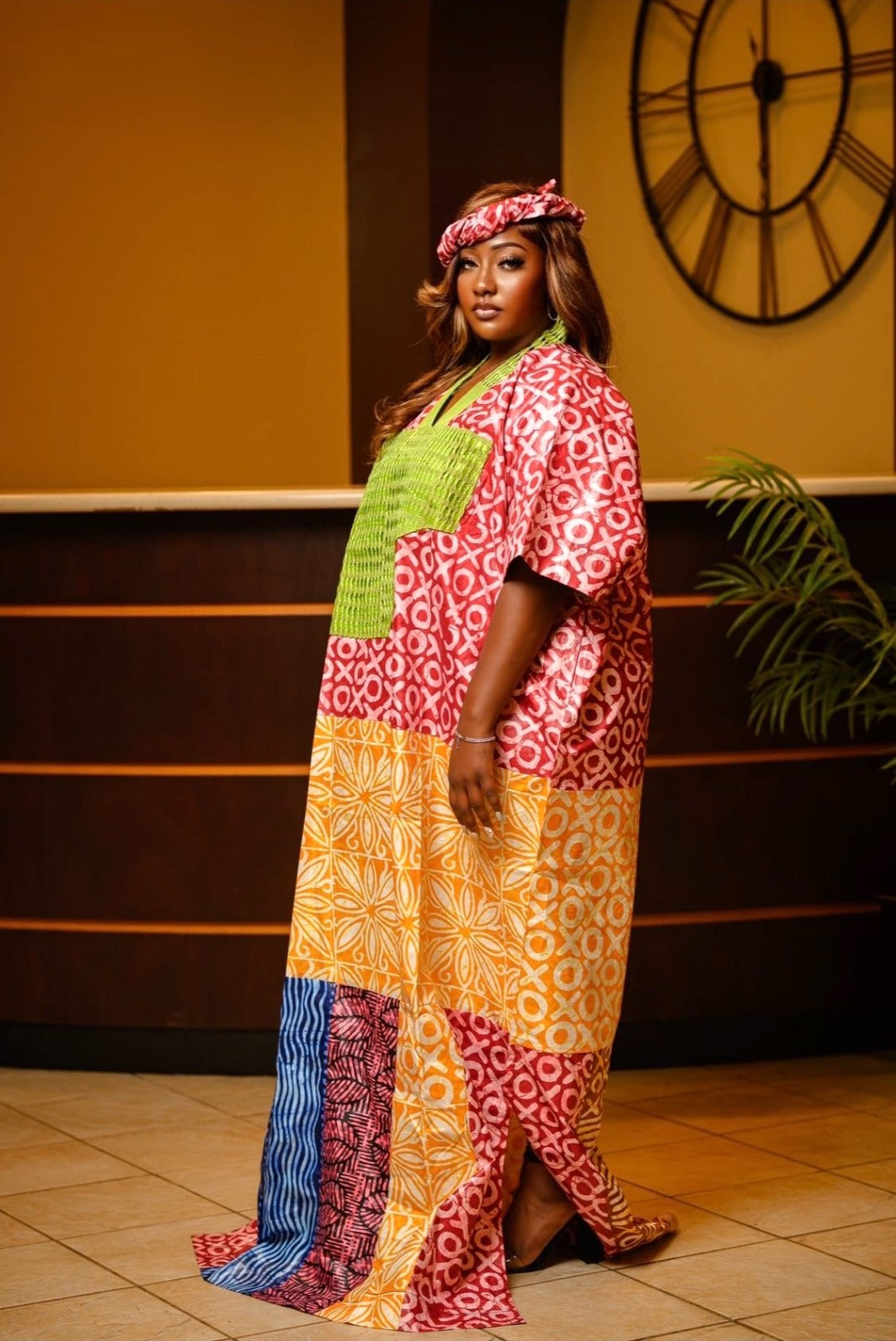Oma Adire Kaftan