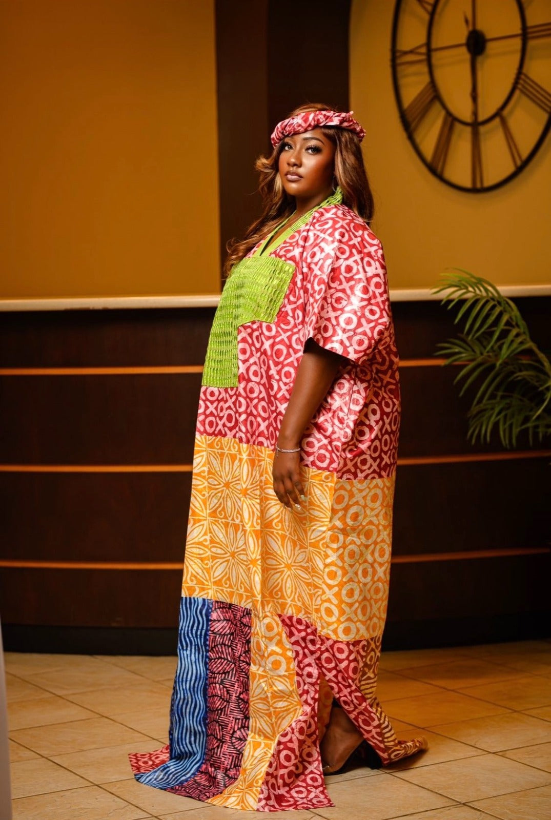 Oma Adire Kaftan