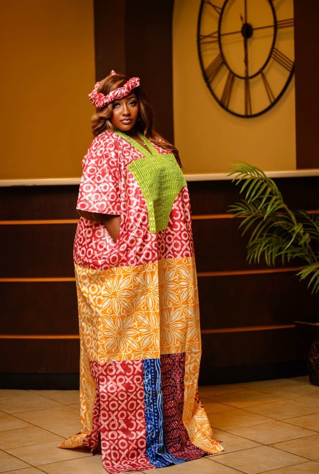 Oma Adire Kaftan