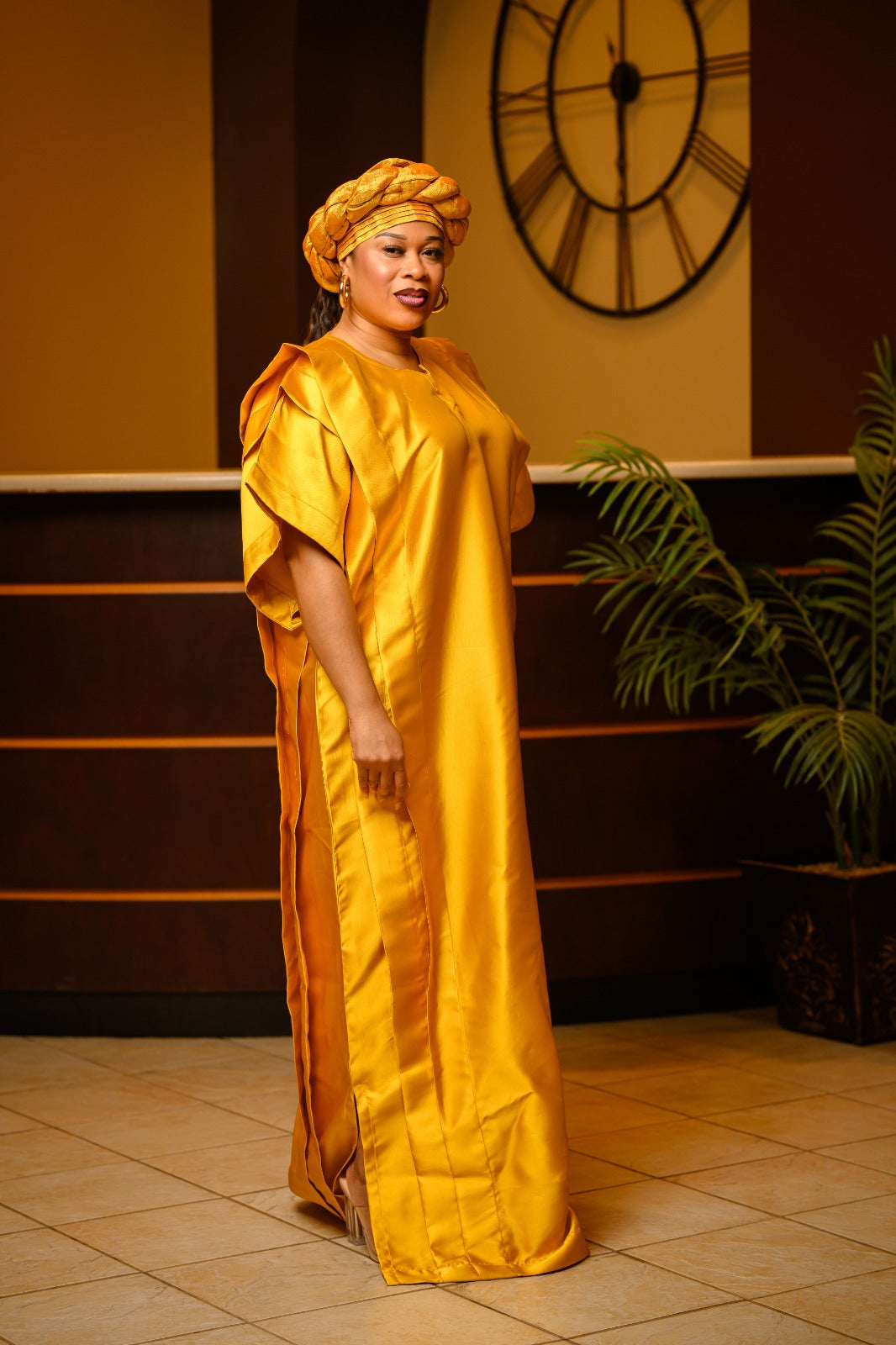 Omalicha Nwanyi Elegant Mikado Kaftan