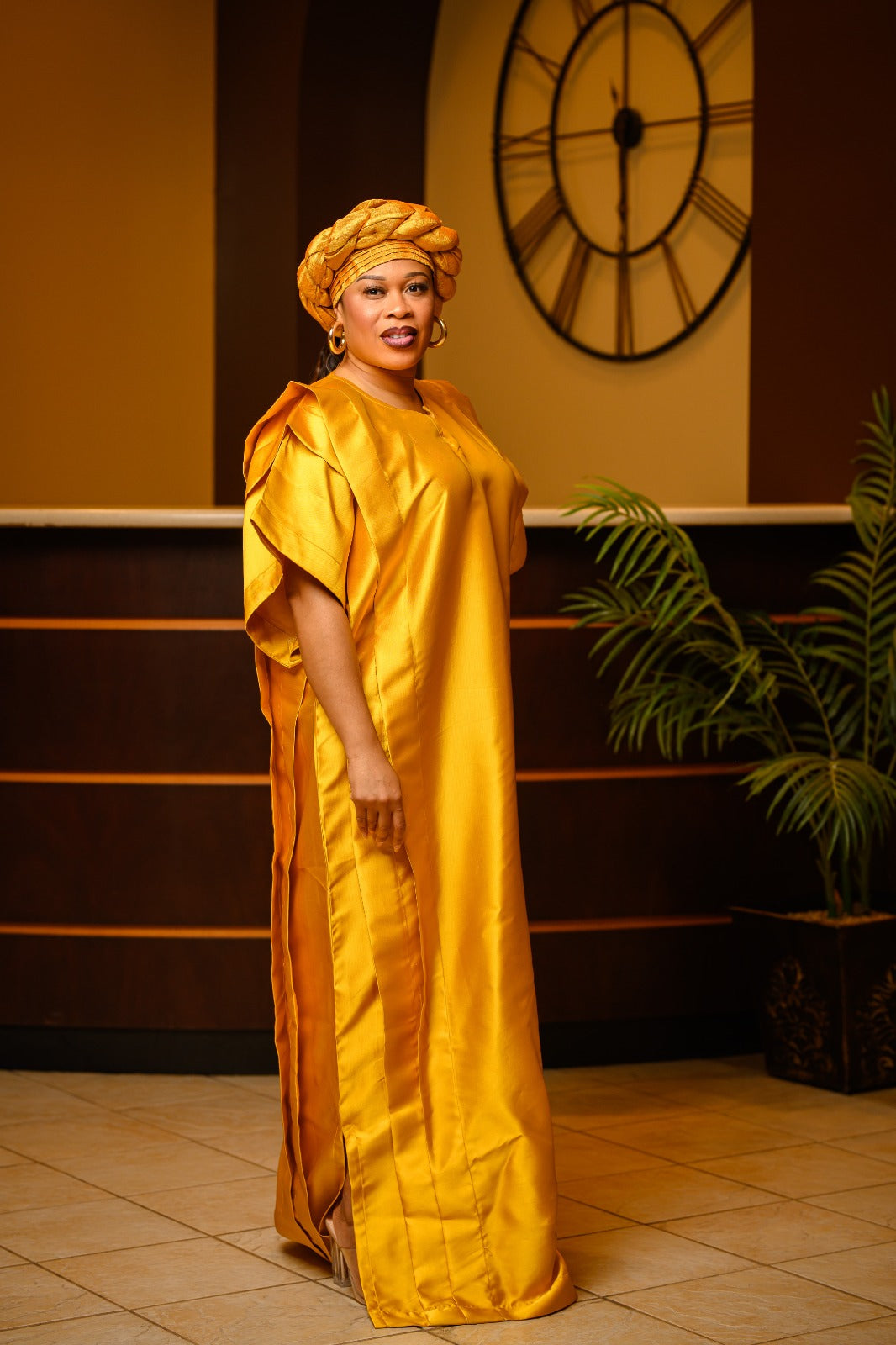 Omalicha Nwanyi Elegant Mikado Kaftan
